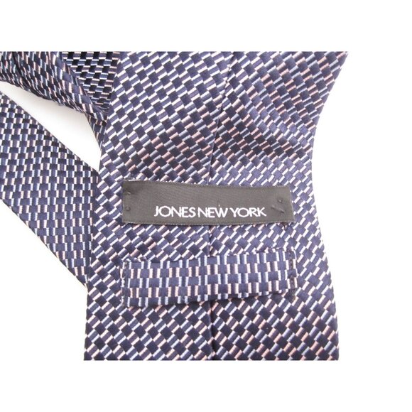 Men's Jones New York 100% Silk Geometric Neck Tie (NT7) - Picture 3 of 5